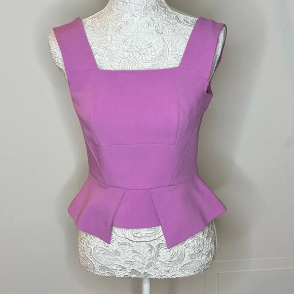 Lilac Peplum Top Sz. 34 - Picture 1 of 5